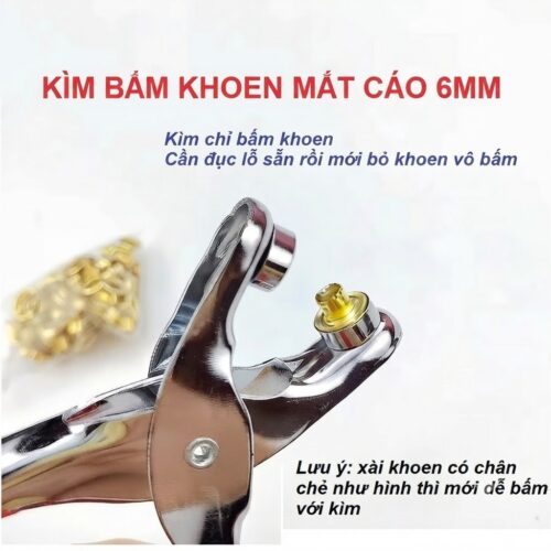 Kìm bấm khoen 6mm