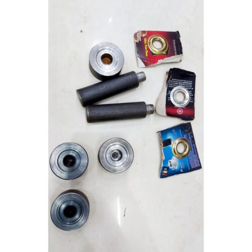 Alternative view of Cây đóng khoen bạt + đế kê Dùng cho khoen 16mm chân cao (Khoen 16ly sắt xi 7 màu) đóng cuộn tròn chân khoen