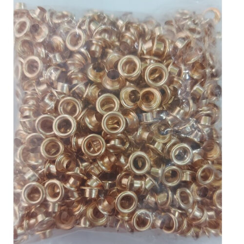 Alternative view of Khoen ore 4mm Khoen mắt cáo 4ly Bằng Thau không gỉ (mỏng) Màu bạc,vàng,đồng,đen Khuy mắt cáo bấm vải Phụ liệu may mặc