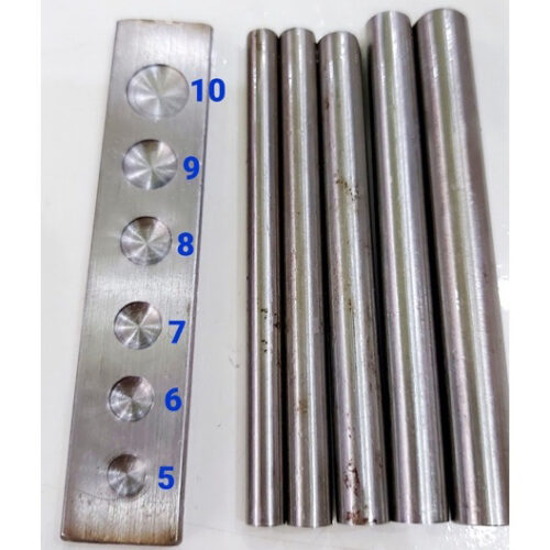 Cây đóng nút đinh tán Rivet size 6mm, 9mm Bằng thép trắng