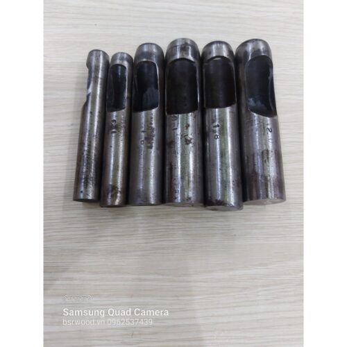 Alternative view of Cây đục lỗ Dụng cụ đục lỗ tròn Size 11-12-13-14-15-16-17-18-19-20-21-22-25-30-35mm Bằng thép Sắc bén Hàng Việt Nam
