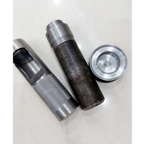 Bộ đóng khoen mắt cáo gồm Cây đục lỗ, Cây tán khoen mắt cáo (khoen ore) và Đế đóng khoen ode Cỡ khoen 25mm (2.5cm)
