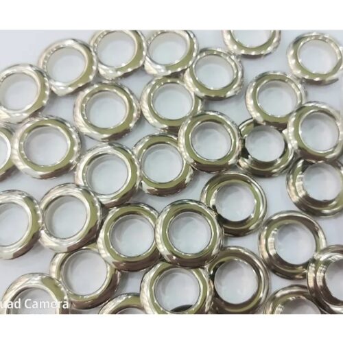 Alternative view of Khoen ore mắt cáo 14mm INOX không gỉ Màu bạc sáng bóng Khuy oze luồn quần áo, tạp dề, vải Phụ liệu may mặc