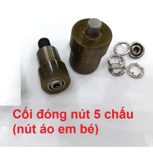 Bộ cối khuôn đóng nút bấm 5 vành áo sơ sinh Nút bấm 5 chấu dùng cho máy đóng nút xanh Loại 9mm/ 11mm Phụ liệu may mặc