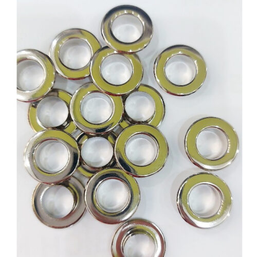 Alternative view of Khoen ore mắt cáo 10mm INOX không gỉ Màu bạc sáng bóng (Mặt Phẳng) Khuy oze luồn quần áo, tạp dề, vải Phụ liệu may mặc