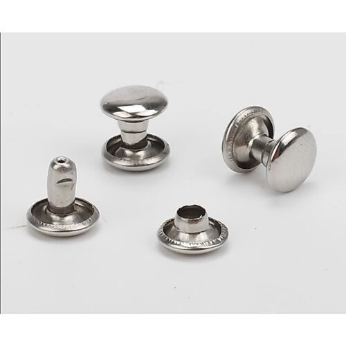 Nút tán rivet (đinh tán) 2 mặt Bằng sắt xi Size 6mm, 8mm, 9mm, 12mm Đóng thùng giấy, thủ công