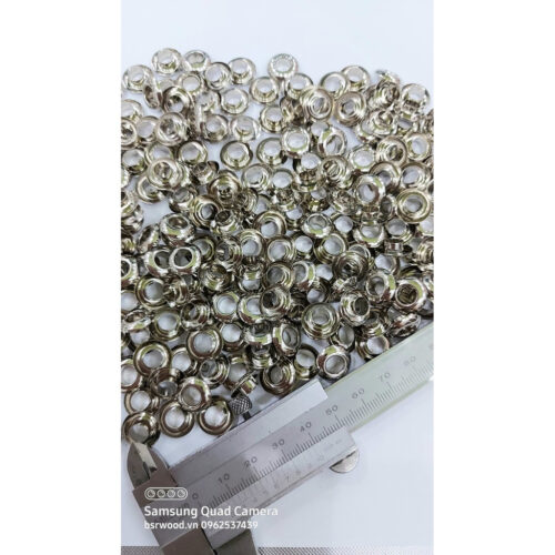 Alternative view of Khoen ore 6mm Khoen mắt cáo 6 ly Bằng INOX không gỉ Màu bạc, màu vàng, màu khói Mắt cáo bấm vải Phụ liệu may mặc cao cấp