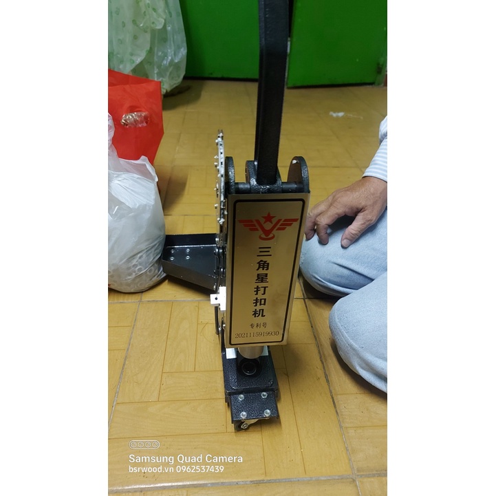 Máy dập khoen mắt cáo Size 12mm 16mm Chuyên dùng đóng bạt xe tải, bạt HDPE Loại bán tự động liên tục Không đục lỗ sẵn - Ảnh 8