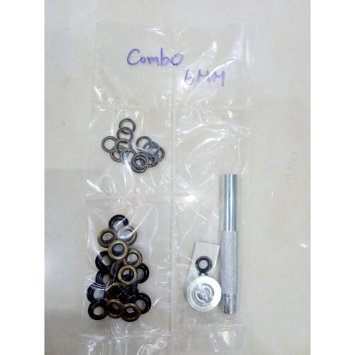 Alternative view of Combo bộ đóng khoen +20 khoen ore đồng thau không gỉ (màu ngẫu nhiên, có long đền) Đóng khoen áo quần,đồ thủ công