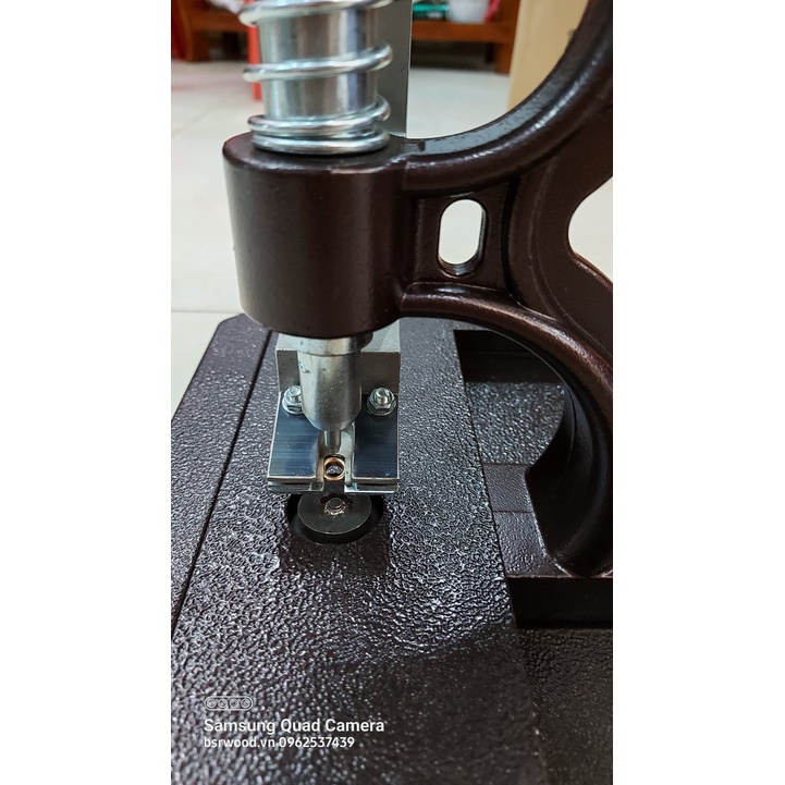 Máy dập khoen mắt cáo đóng bạt giấy nilong Loại bán tự động liên tục Không đục lỗ sẵn Size 5mm,6mm,8mm,10mm,12mm,13mm - Ảnh 3