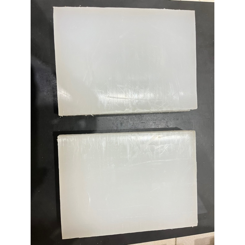 Thớt Nhựa Trắng PP dày 2cm dùng để kê đục làm đồ da, đồ thủ công, đồ bế da, kê chặt giày - Ảnh 7
