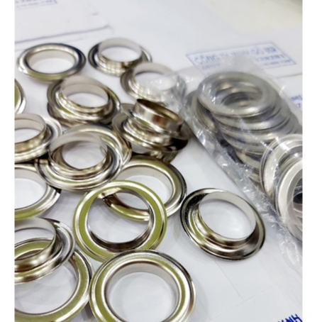 Khoen ore 20mm (2cm) Khoen mắt cáo 20ly Bằng Thau không gỉ(mỏng) Màu Bạc Vàng Khuy mắt cáo Bấm Vải Phụ liệu may mặc - Ảnh 4