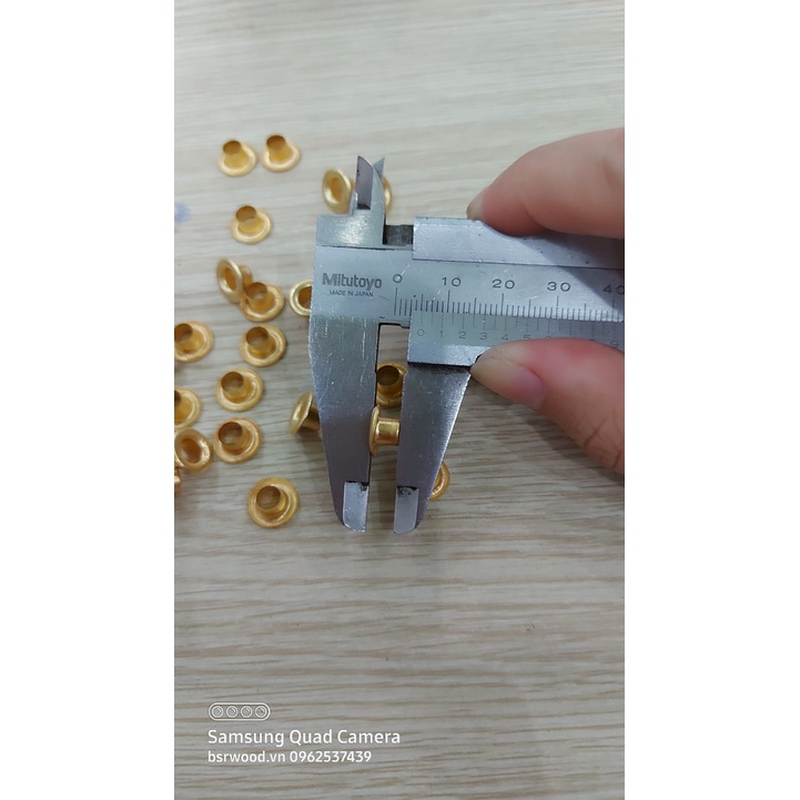 1KG Khoen ore mắt cáo 5mm Sắt xi màu Khuy ore mắt cáo bấm bạt, túi giấy Không long đền - Ảnh 5