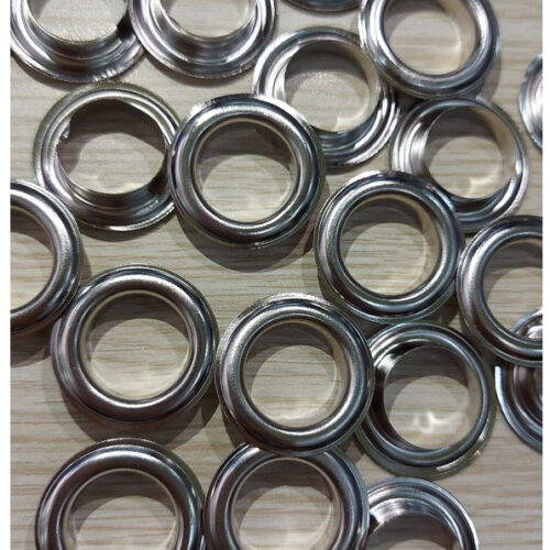 Khoen ore 18mm Khuy mắt cáo đóng bạt, bấm bạt, bấm túi giấy Bằng sắt Túi 100 cái + 100 long đền KHOEN SẮT SẼ GỈ SÉT