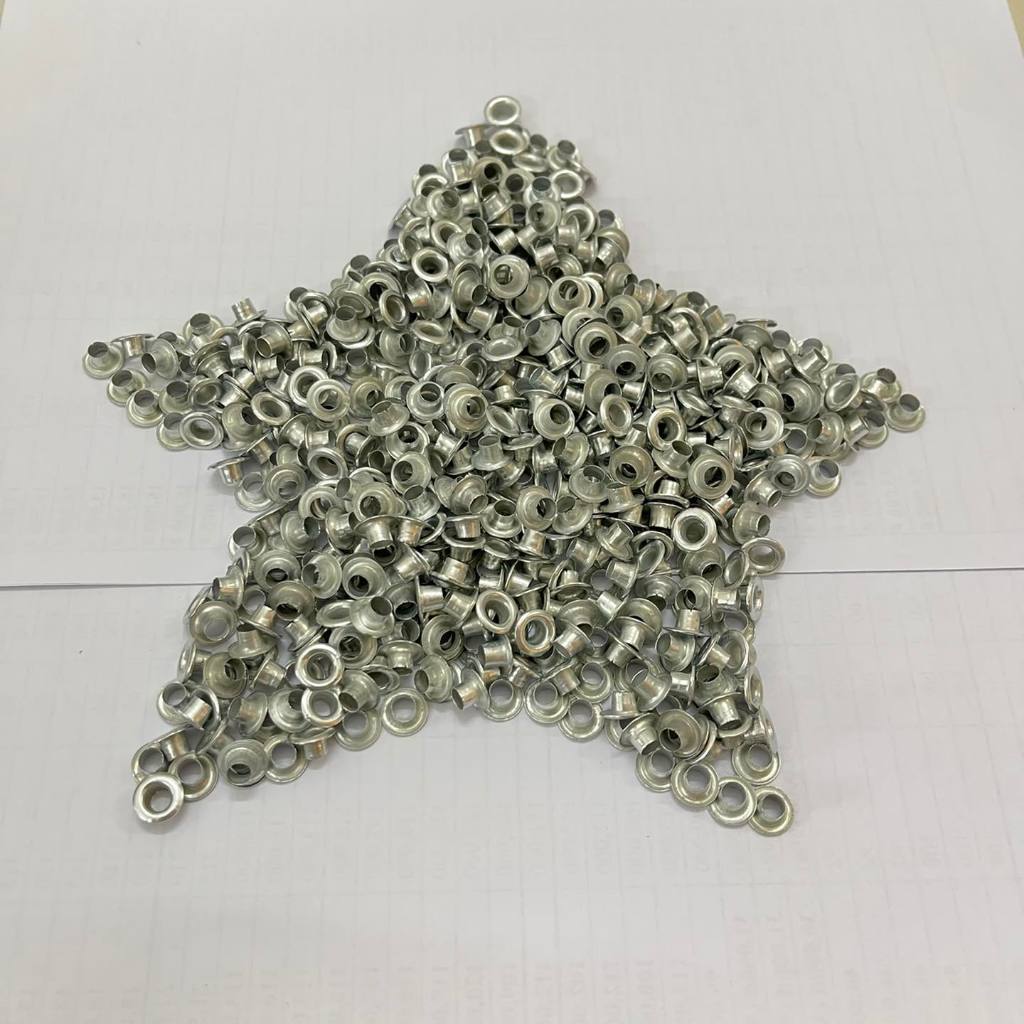Khoen mắt cáo 5mm - Ô rê 5mm Sắt Bịch 100 cái Chuyên dùng đóng túi giấy, thẻ tag, bạt... - Ảnh 4