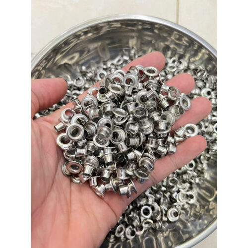 Khoen mắt cáo Ore 5mm bằng Sắt xi màu Vàng, Bạc Túi 1000 cái (Không long đền)