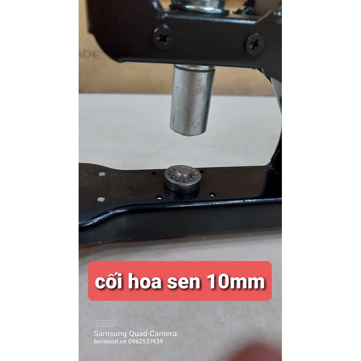 Máy dập khoen mắt cáo ore Đóng khuy bạt Thân bằng thép sơn tĩnh điện Không cần đục lỗ sẵn Size 8mm, 10mm, 12mm, 16mm - Ảnh 6