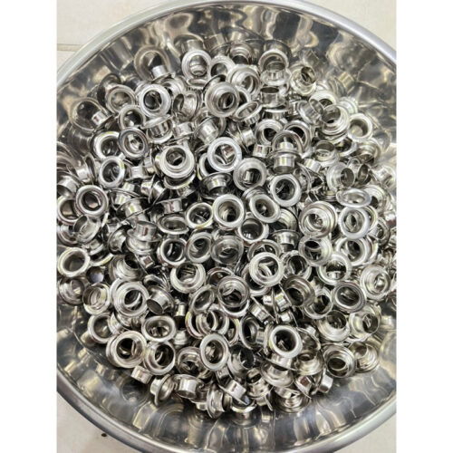 Alternative view of Khoen mắt cáo 10mm (lọt lòng 9mm) Hàng Sắt Khuy bấm bạt, túi giấy Bịch 1 kg (Khoảng 1500 cái)