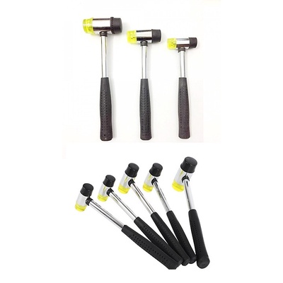 Búa Cao Su Cán Kim Loại 2 Đầu (1 Đầu Cao Su,1 Đầu Nhựa) Đường kính 25mm,30mm,35mm,40mm Dụng cụ làm thủ công,đồ da,túi