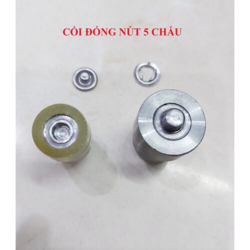 Cối đóng cúc áo em bé, nút 5 chấu (nút sắt vành) Dùng cho máy xánh, máy đóng thủ công Size 9mm / 11mm