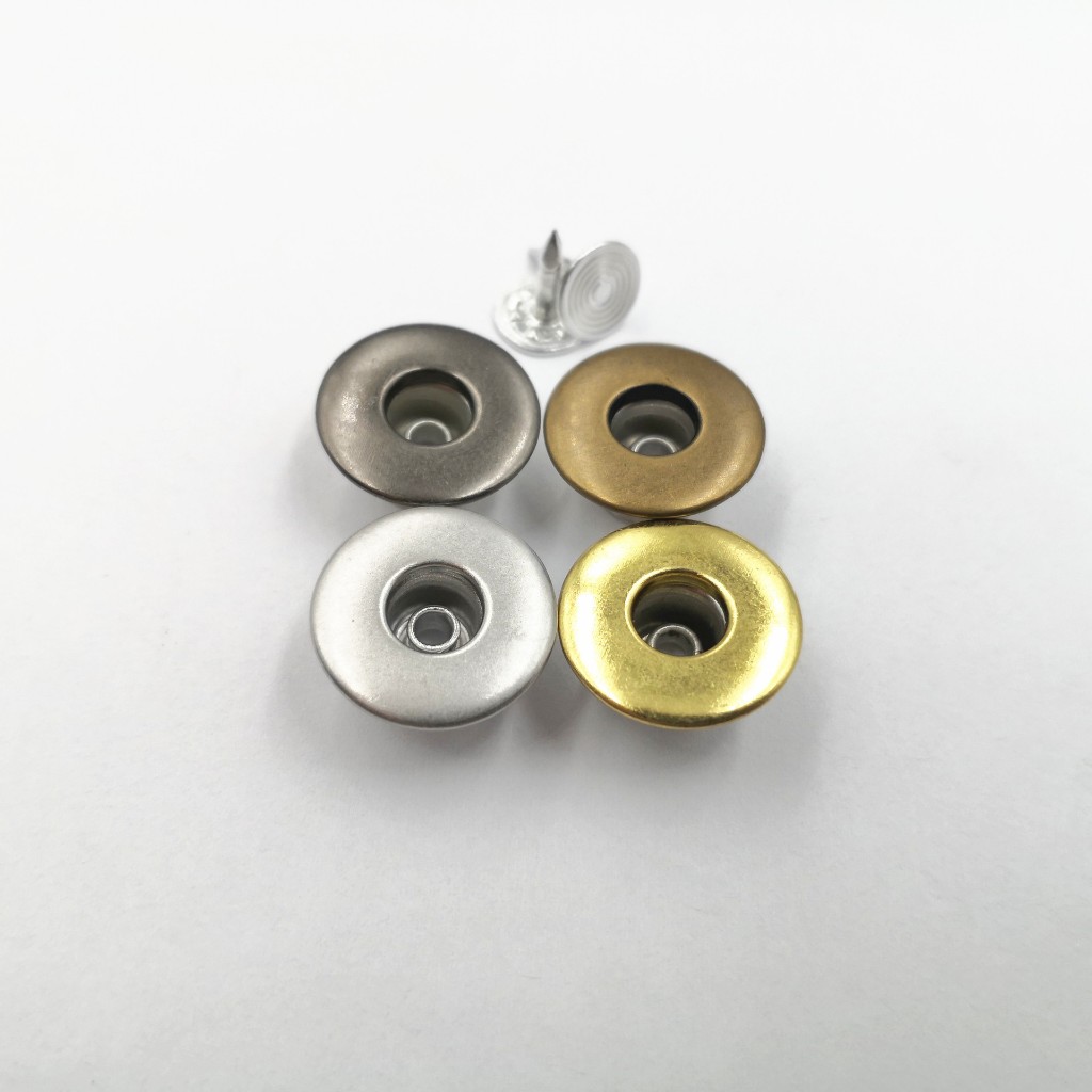 Nút Quần Jean, Nút quần bò, Nút Áo Khoác 2 chi tiết Nút kim loại không gỉ sét, trang trí áo (Size 17mm Mẫu mắt cáo) - Ảnh 2