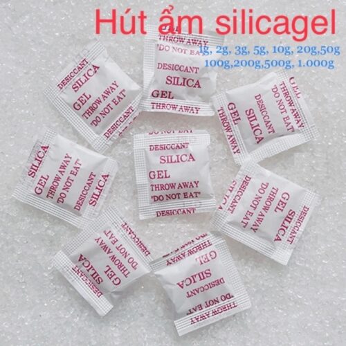 Alternative view of Gói hút ẩm Silica Gel, hạt hút ẩm chống mốc quần áo, giày dép, túi hút ẩm chống ẩm mốc (100gram)