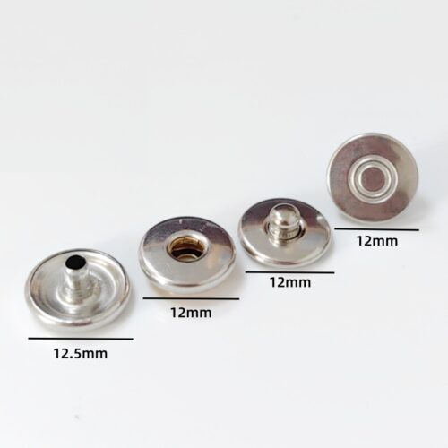 Alternative view of Nút bấm 4 thành phần Mã 312 Size 12mm Thau không gỉ nút áo da cao cấp, áo khoác, quần jean