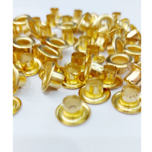 Alternative view of Khoen ore mắt cáo CHẺ CHÂN bằng SẮT Size 4mm,4.5mm,5mm,6mm Dùng cho kìm bấm bạt,túi giấy Túi 100 cái Không Có long đền