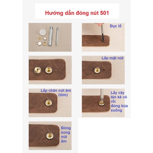 Alternative view of Cây đóng nút bấm 501 15mm (nút bấm 4 thành phần) / Cây đóng nút bấm 503 12mm