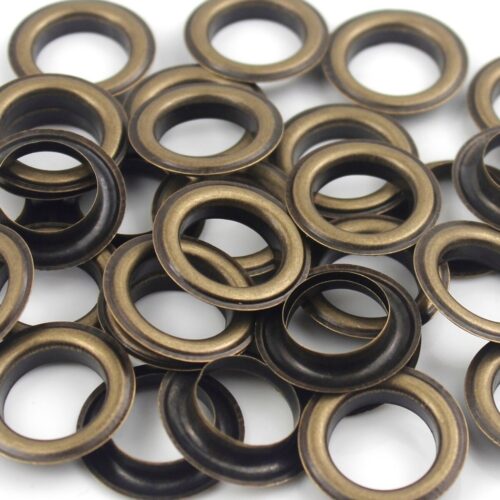 Khoen mắt cáo ore Nhiều size 3mm - 20mm Có long đền Chất liệu đồng thau (dày) không bị gỉ sét Phụ liệu may mặc