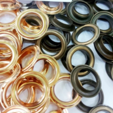 Khoen ore 14mm Khoen mắt cáo 14ly Thau không gỉ (mỏng) Màu bạc, vàng, đồng Khuy mắt cáo Chuyên bấm vải Phụ liệu may mặc - Ảnh 5