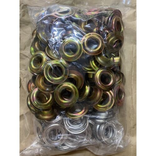 Khoen bạt khoen ore 16mm Chân cao 10mm Khuy mắt cáo đóng bạt xe tải Bằng sắt xi màu Khoen có long đền