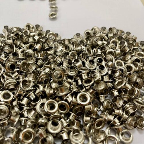 Khoen mắt cáo 5mm - Ô rê 5mm Sắt Bịch 100 cái Chuyên dùng đóng túi giấy, thẻ tag, bạt...