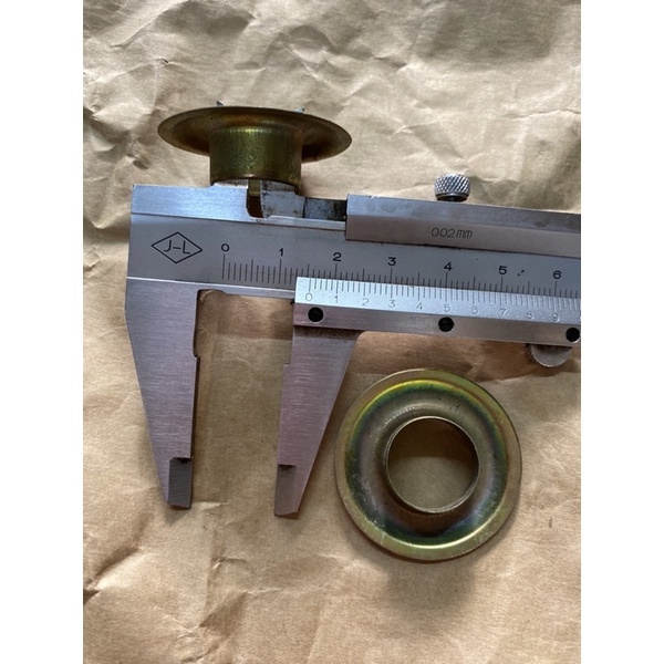 Khoen bạt khoen ore 16mm Chân cao 10mm Khuy mắt cáo đóng bạt xe tải Bằng sắt xi màu Khoen có long đền - Ảnh 3