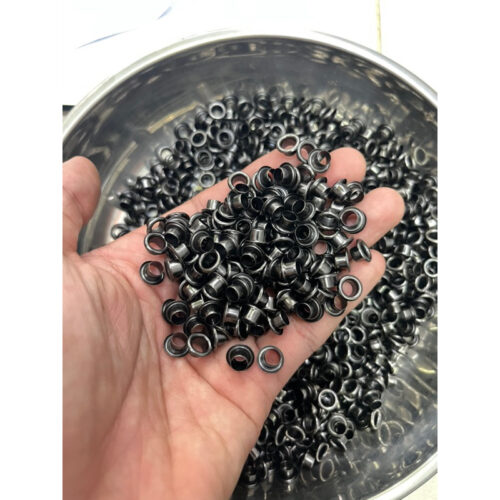 Khoen mắt cáo ore 5mm Thau không gỉ Màu Đen Khói / Màu Bạc Bán sỉ Bịch 1000 cái