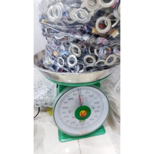Alternative view of [1KG] Khoen mắt cáo ore 10mm (10.5mm) Bằng Sắt KHÔNG XI Bịch 1 ký Có long đền Khoen đóng bạt quảng cáo