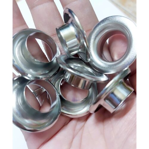 Alternative view of Khoen mắt cáo 17mm Long đền có chấu Chân cao 10mm Chuyên đóng bạt dày, PVC, HDPE, bạt lưới, bạt xe tải