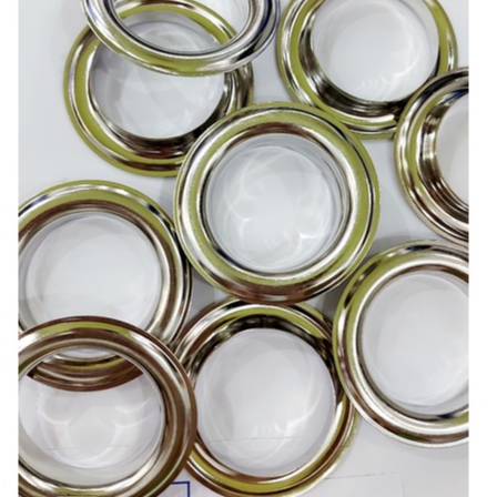 Alternative view of Khoen mắt cáo ore 40mm (4cm) Bằng thau không gỉ Màu bạc Khuy lớn bấm bạt xe,bạt HDPE rèm cửa Bịch 10 cái Có long đền