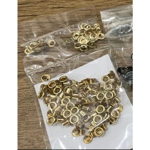Khoen ore 2.7mm Khoen mắt cáo 2ly7 Bằng thau không gỉ Màu bạc Màu vàng Túi 100 cái KHÔNG CÓ LONG ĐỀN