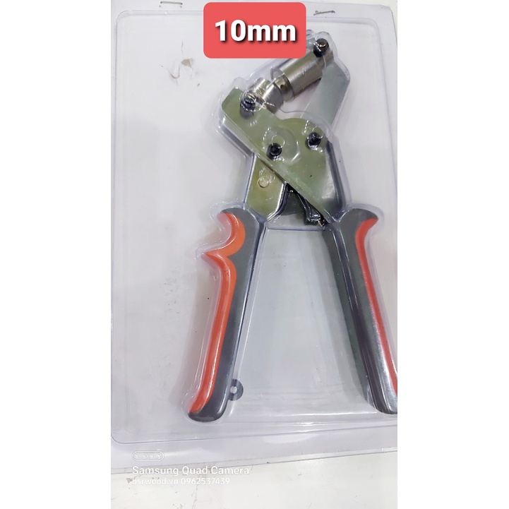 Kìm bấm khoen mắt cáo Size 10mm (dùng cho khoen 10ly bằng nhôm,sắt,thau mỏng) Chuyên bấm bạt hiflex, túi giấy