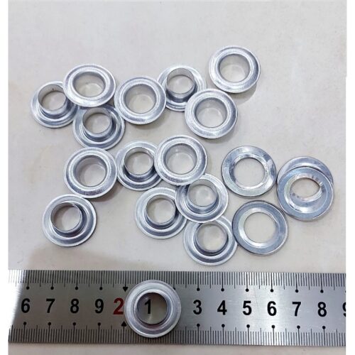 Alternative view of Khoen bạt khoen ore 12 x 23mm Nhôm Khuy mắt cáo đóng bạt 12ly Chân cao 7mm Có long đền