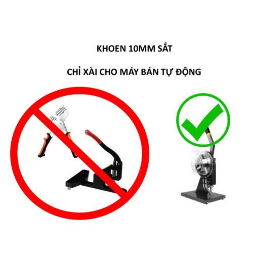 Alternative view of [THANH LÝ] Khoen bạt 10mm SẮT Siêu cứng Bịch 1 ký Không long đền Chuyên xài cho máy bán tự động