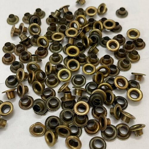 Khoen ore mắt cáo 5mm Bằng sắt xi màu ĐỒNG (Không long đền) Ô rê 5mm Sắt Chuyên dùng đóng túi giấy, thẻ tag, bạt
