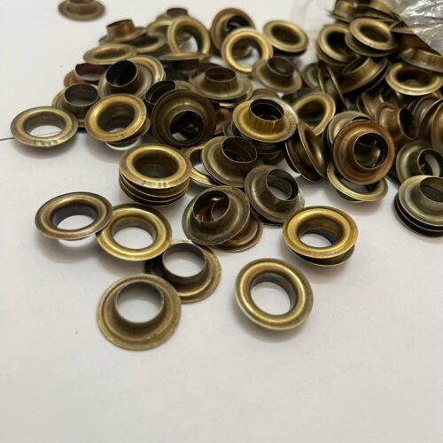 Khoen mắt cáo ore 12mm Khuy mắt cáo đóng bạt, bấm bạt Bằng sắt Túi 100 cái Có long đền KHOEN SẮT SẼ GỈ SÉT