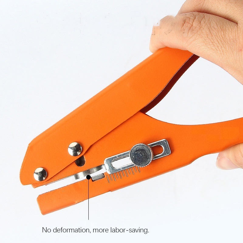 Kềm bấm lỗ tròn Size 8mm, 10mm, 12mm, 15mm Kìm bấm lỗ lên giấy card, thẻ tag, bạt, da, chỉ nhựa PVC - Ảnh 6