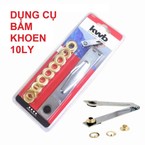 Dụng cụ bấm khoen mắt cáo ore 10mm (Đóng bằng búa , cần đục lỗ sẵn) Đóng khoen lên bạt, giấy, da, vải...