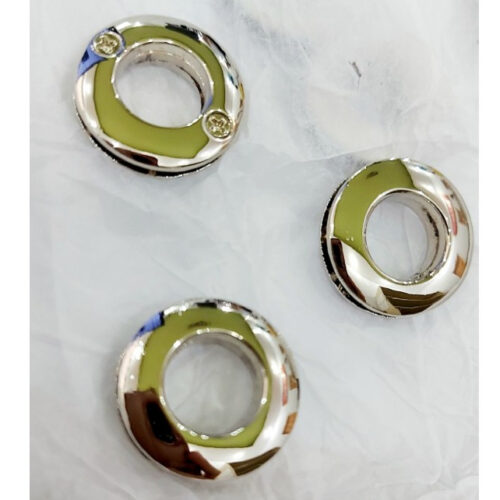 Alternative view of Khoen tròn Ore xoay vặn ốc vặn vít Size lọt lòng 1.5cm (15mm) Bằng inox sáng bóng - Phụ kiện túi xách cao cấp