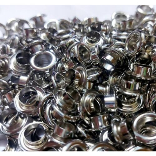 Khoen mắt cáo 10mm INOX không gỉ sáng bóng Mặt cong Phụ liệu may mặc cao cấp