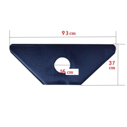 Alternative view of Miếng bọc góc bạt Hình tam giác Bằng nhựa HDPE Có đục sẵn lỗ 16mm