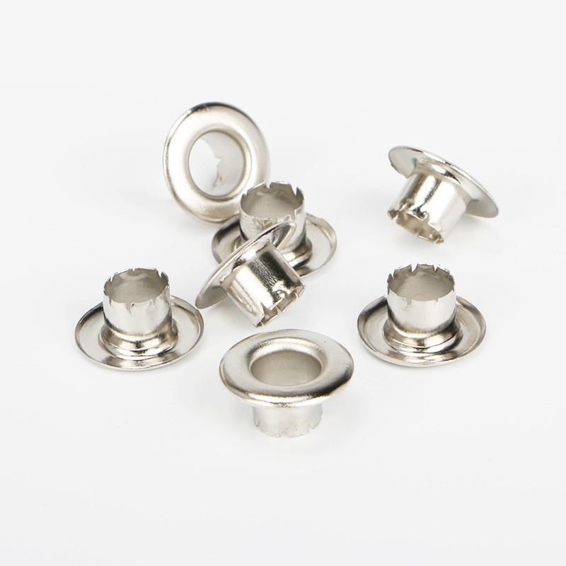 Khoen ore mắt cáo CHẺ CHÂN bằng SẮT Size 4mm,4.5mm,5mm,6mm Dùng cho kìm bấm bạt,túi giấy Túi 100 cái Không Có long đền - Ảnh 3